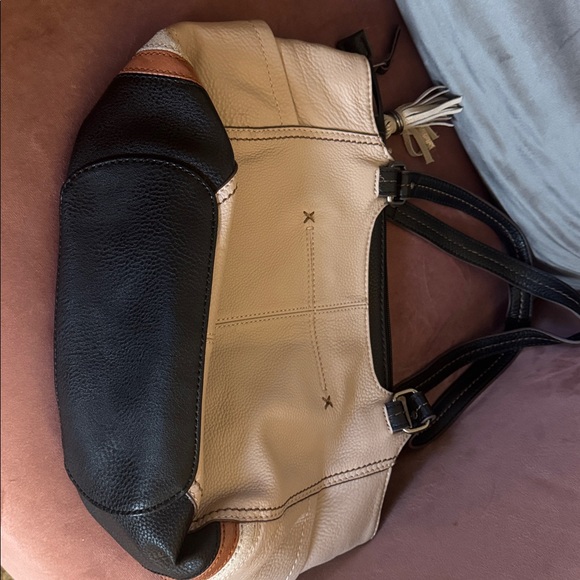 Gorgeous SAK leather color block hobo bag. - Picture 12 of 12